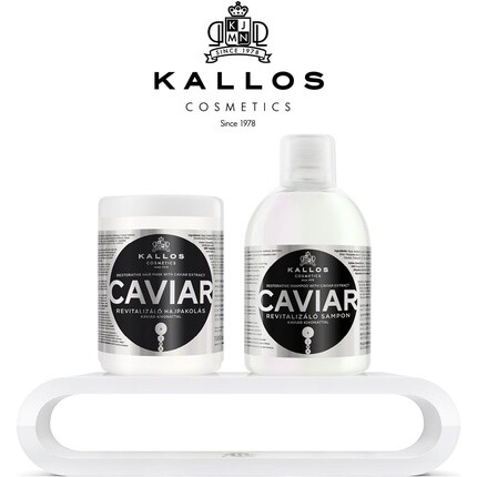 Kjmn Caviar Восстанавливающее средство для волос с экстрактом икры 1000 мл, Kallos — фото 3