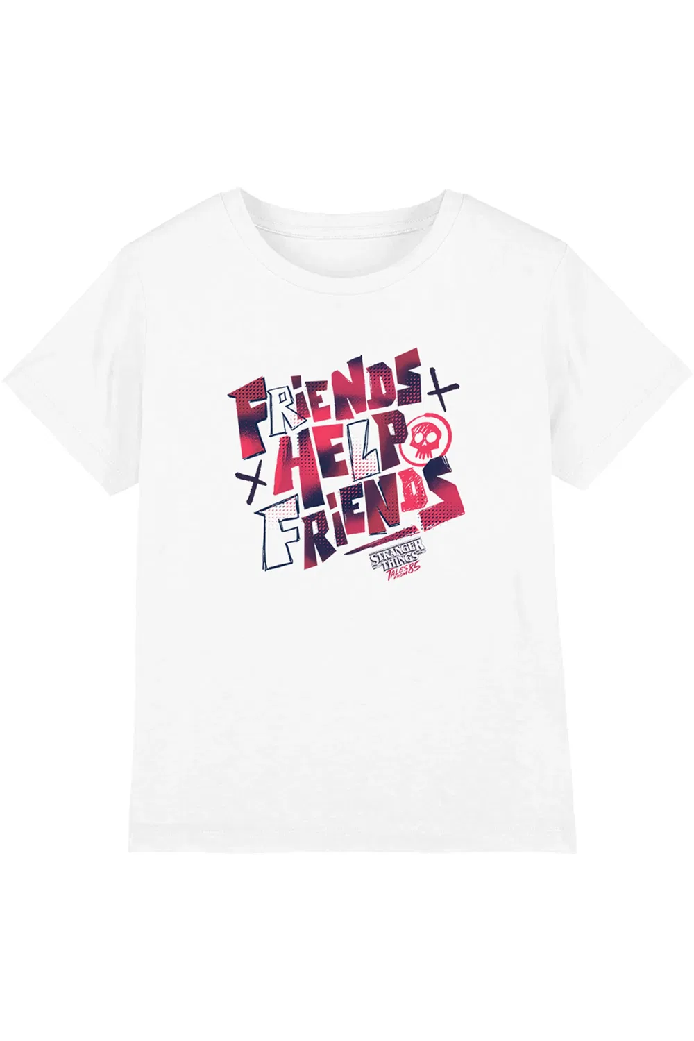 Детская футболка Stranger Things Tales From 85 T Shirt, белый
