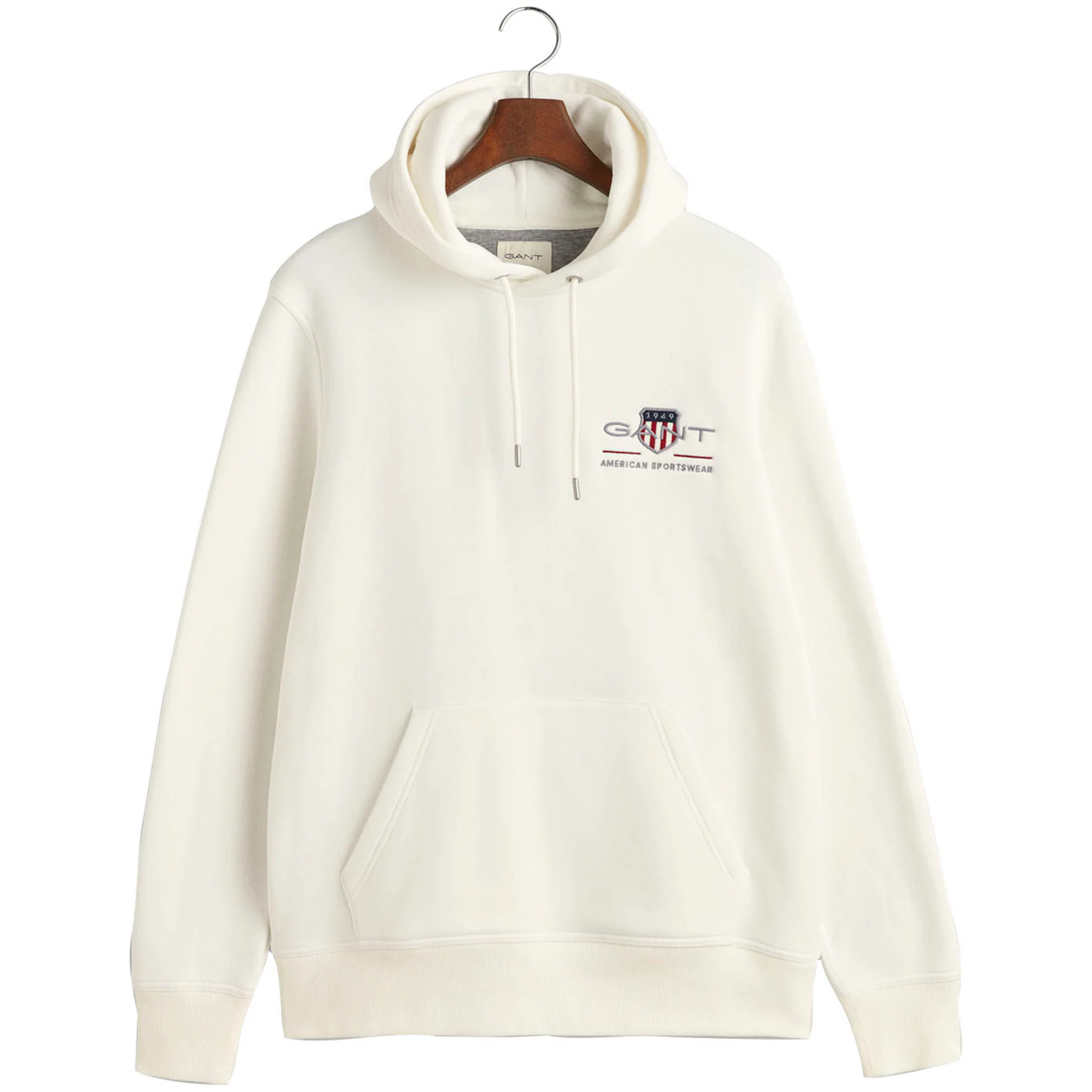 

Толстовка с капюшоном "REG MEDIUM ARCHIVE SHIELD HOODIE" Gant, цвет Eggshell