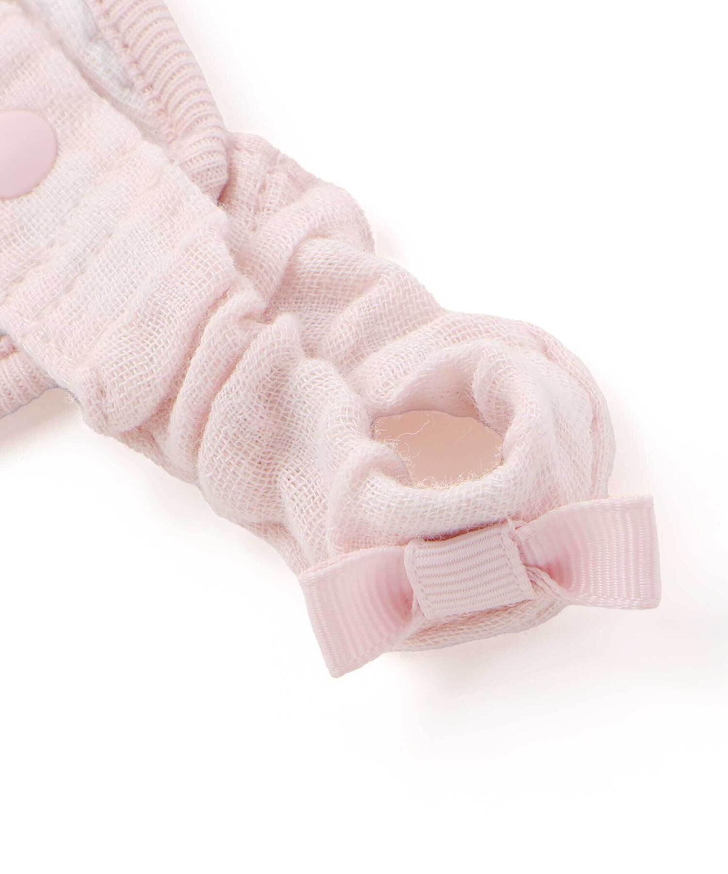 Нагрудник-платок из марли с узором для младенцев SLAP SLIP BABY, Pink — фото 2