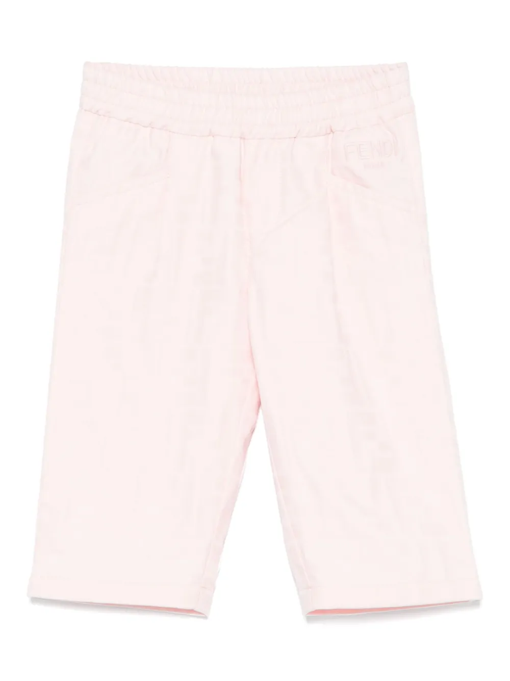 

Брюки с логотипом FF FENDI KIDS, розовый