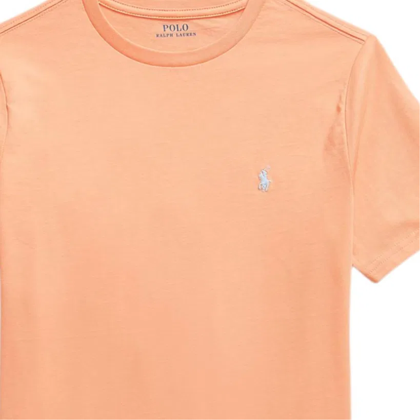 Футболка оранжевая Polo Ralph Lauren — фото 4