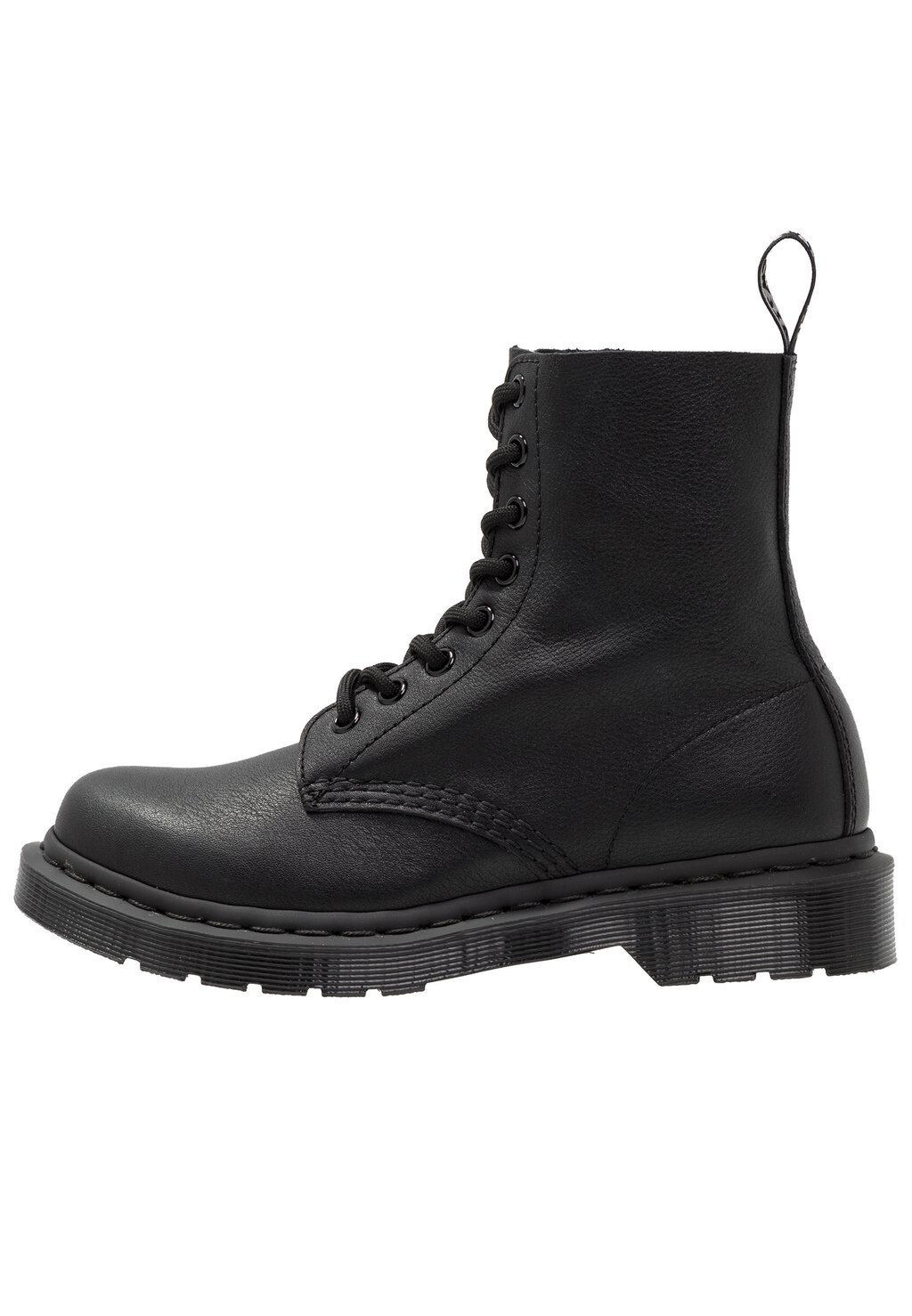 Ботильоны на шнуровке Dr. Martens кожаные, черный