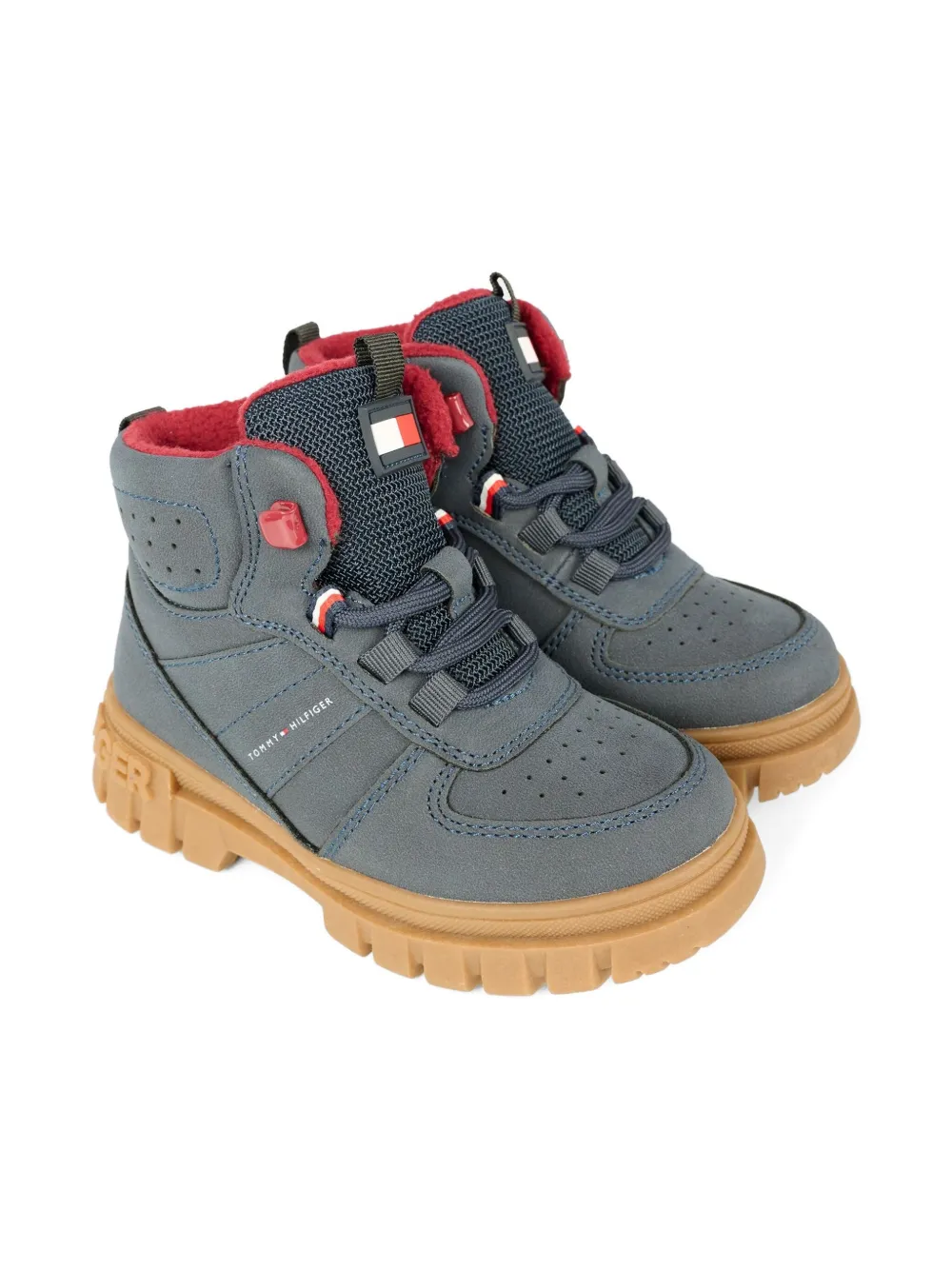 

Ботинки с логотипом Tommy Hilfiger Junior, серый