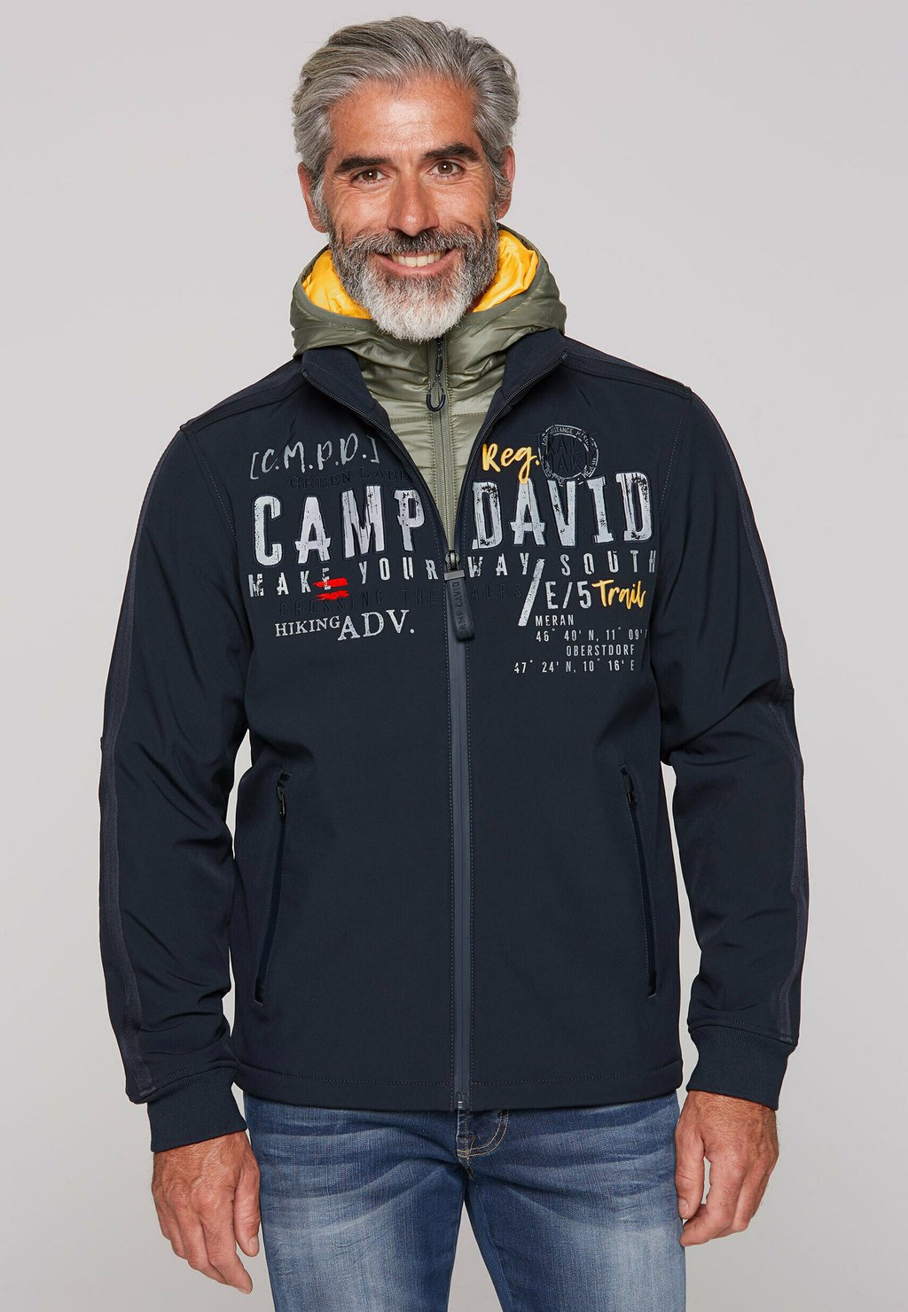 

Легкая куртка Camp David, темно-синий