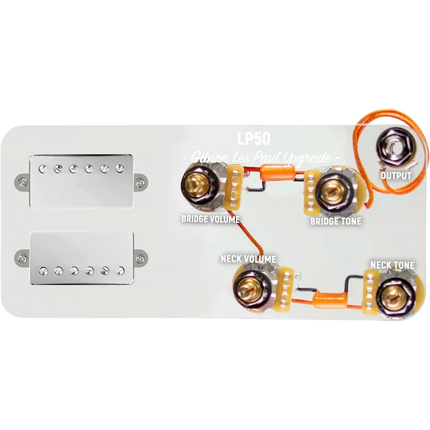 

Специальный комбинированный комплект 920d для Les Paul с никелевыми хамбакерами Smoothie и жгутом проводов LP-JP 920d Custom