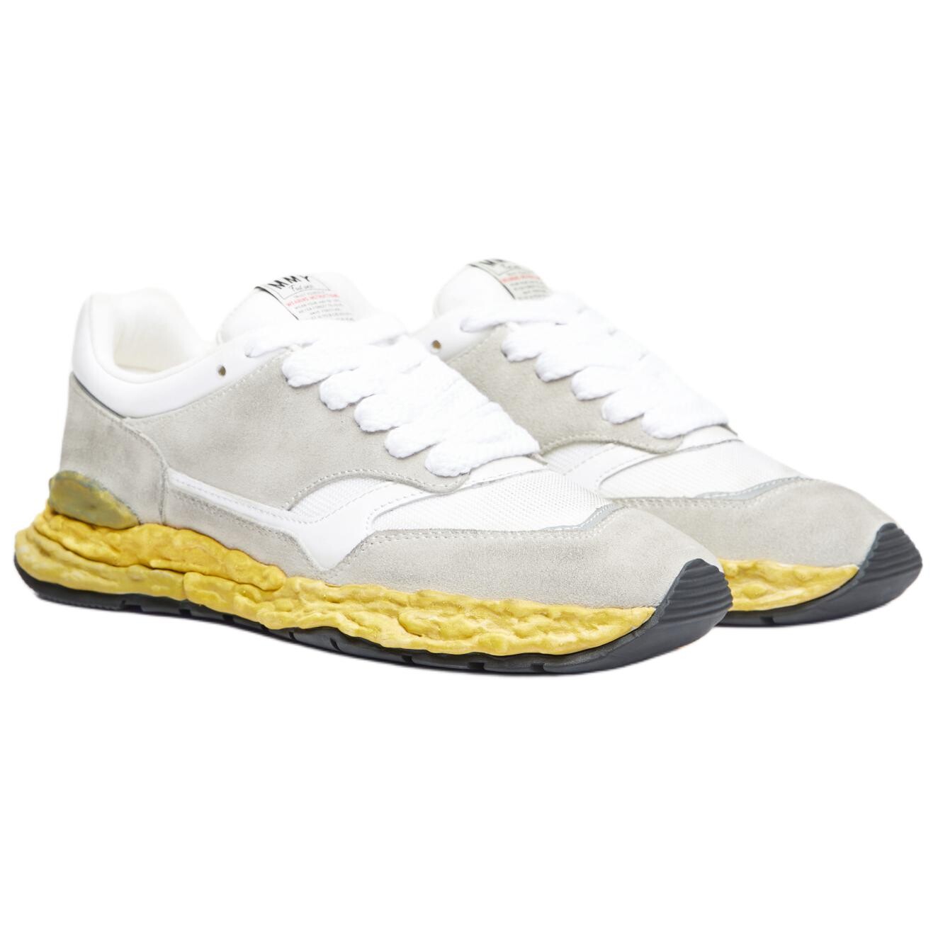 Кроссовки Maison MIHARA YASUHIRO George Panelled-design Sneakers, белый — фото 3