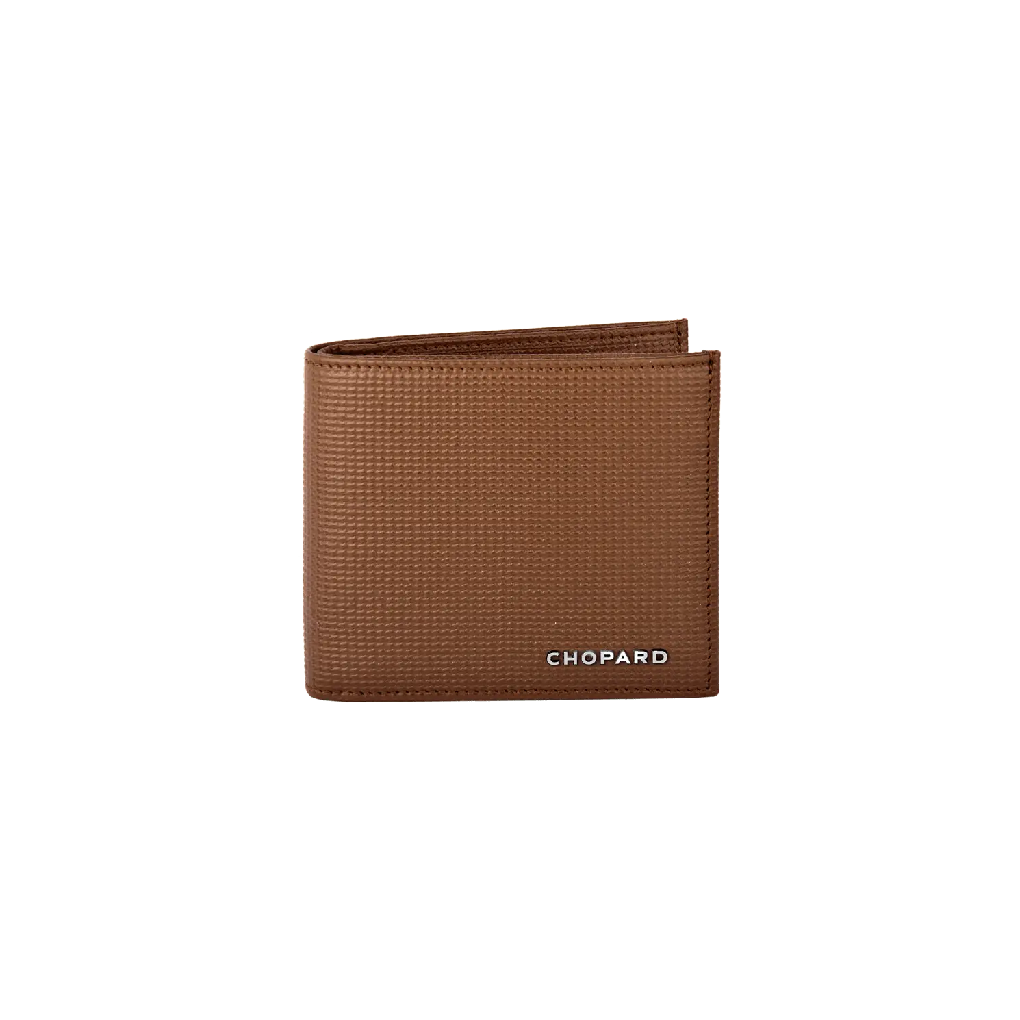 

Кошелек Chopard Classic Mini Wallet - Телячья кожа коньячного цвета с узором «гусиная лапка»