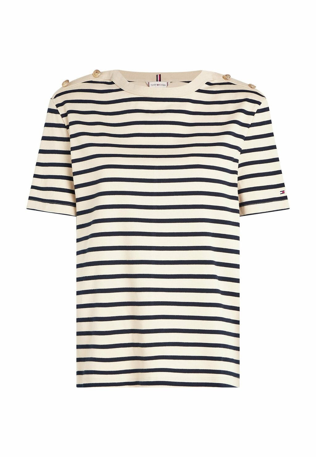 

Футболка с принтом STRIPE Tommy Hilfiger, кремовый