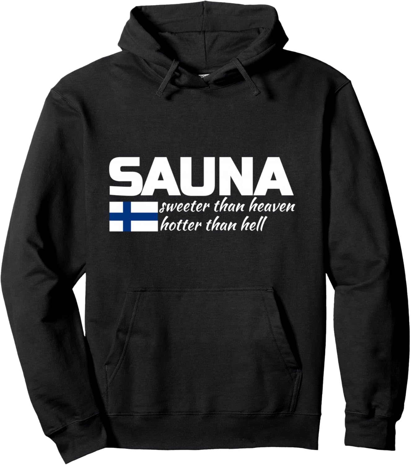 

Финский Финская сауна Рай Жарче, чем рай Худи Жарче Finland Finnish Suomi Sisu Novelty Apparel, черный