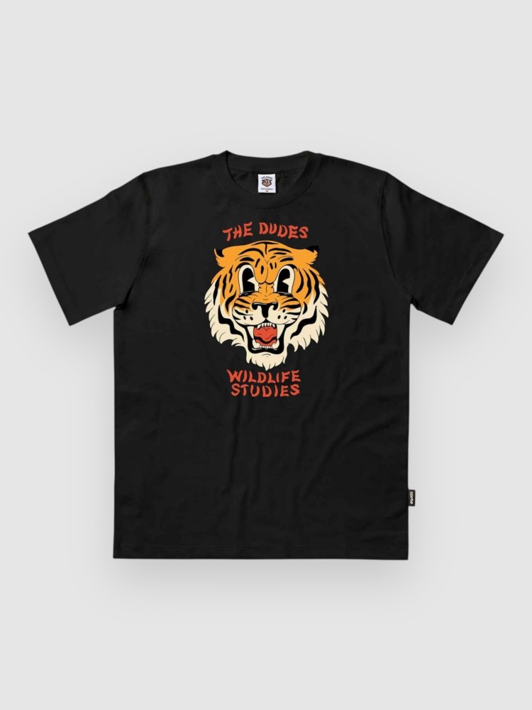 

Футболка The Dudes Wildlife Studies Classic T-Shirt, black, Черный, Футболка The Dudes Wildlife Studies Classic T-Shirt, black