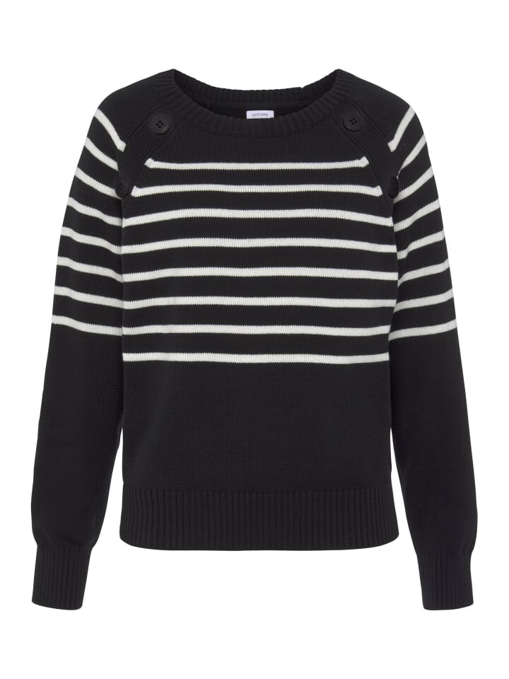 

Пуловер Vivance Streifen, цвет schwarz-weiß