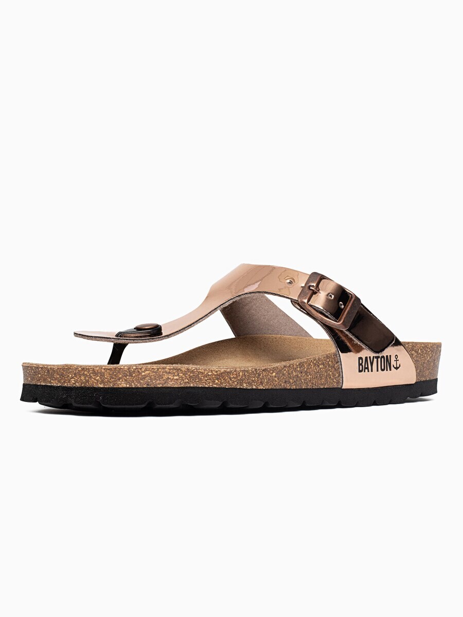 Сандалии с т-образным ремешком Bayton T-Bar Sandals Mercure, цвет rose gold — фото 2