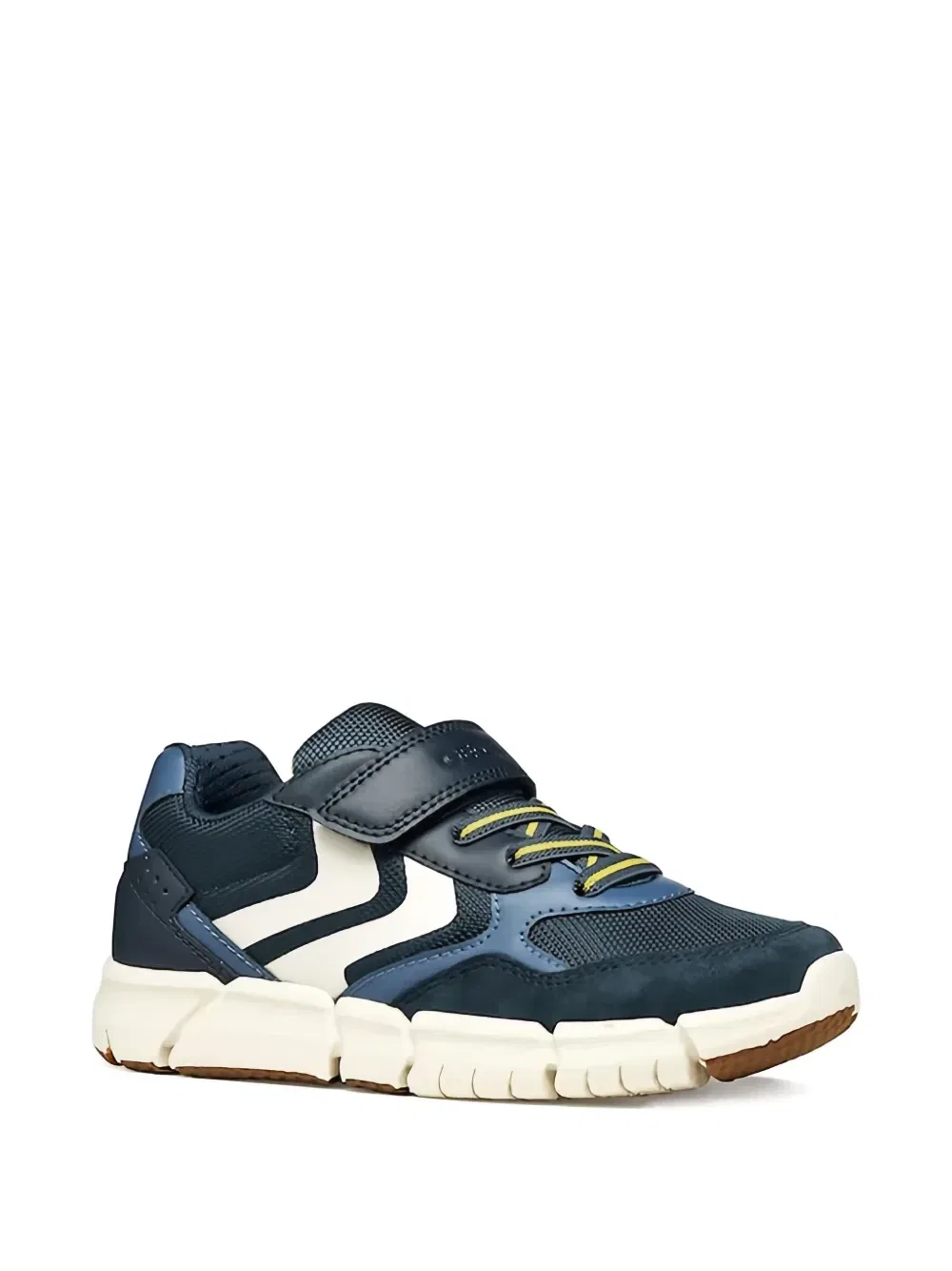 Кроссовки на липучках с панелями Geox Kids, синий