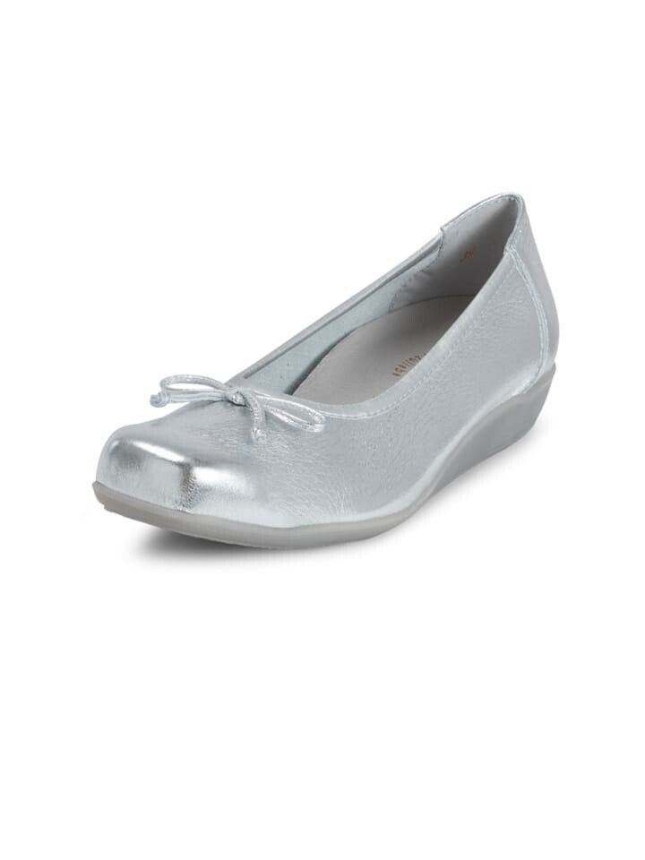 Балетки VITAFORM Hirschleder Ballerinas, серебряный