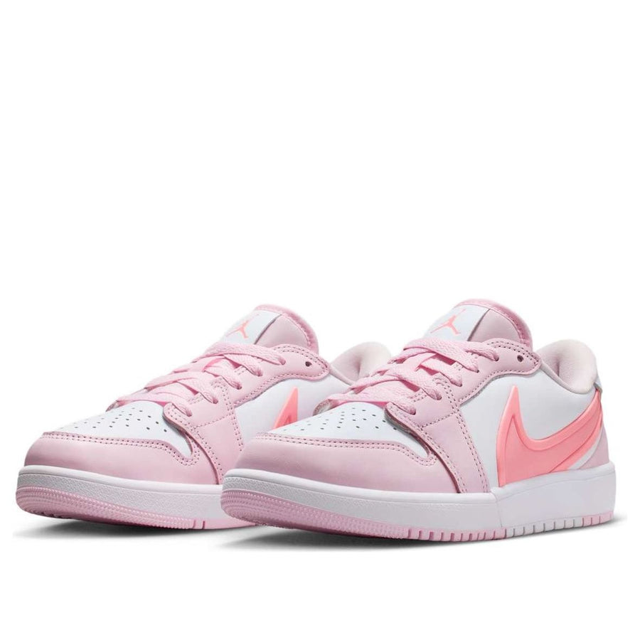 Кроссовки (GS) Air Jordan 1 Low RM EasyOn 'Pink Foam White', розовый — фото 3