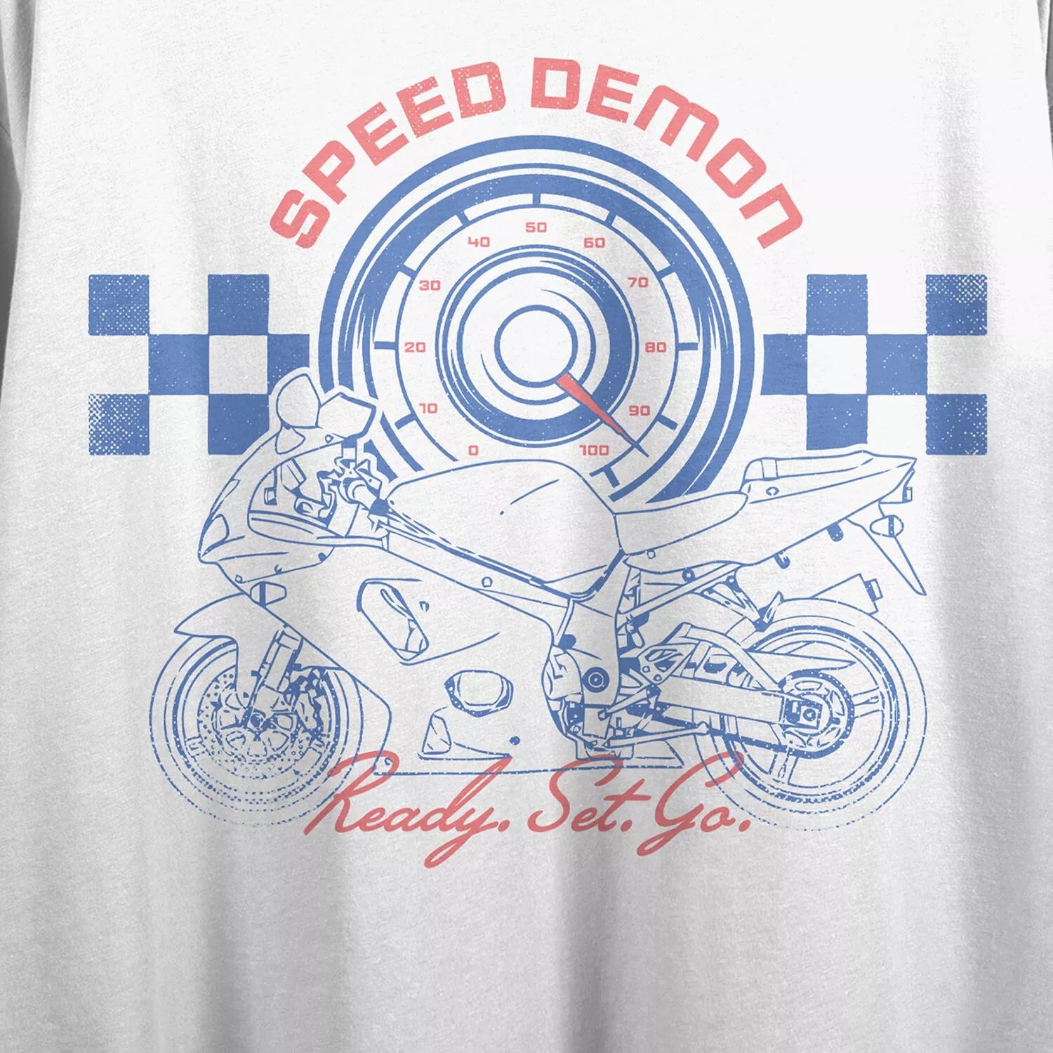 

Футболка с графическим рисунком Sportsbike Race Speed ​​для юниоров