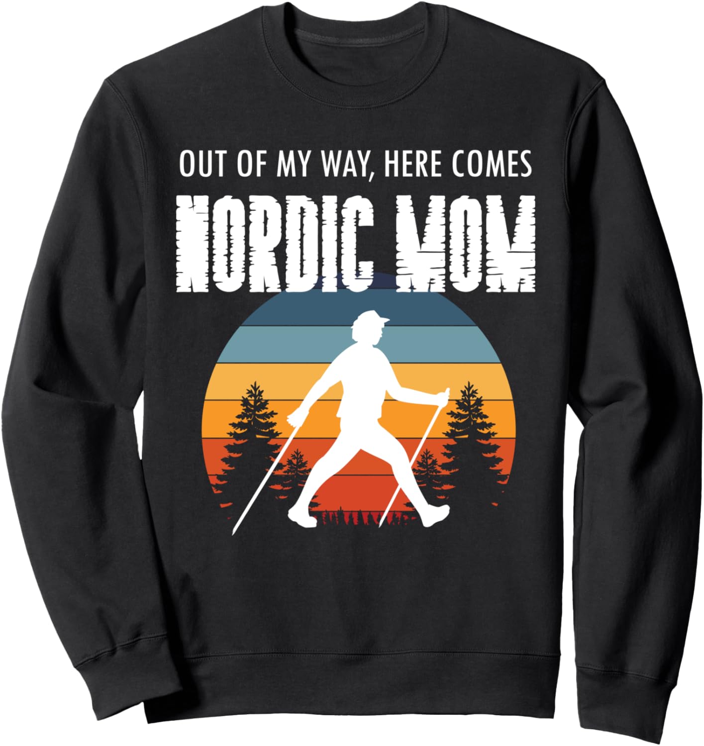 

Идея подарка для мамы: спортивная толстовка для скандинавской ходьбы Nordic Mom, черная (black 19-3911tcx), размер S Provio Good Mood Shirts, Черный, Идея подарка для мамы: спортивная толстовка для скандинавской ходьбы Nordic Mom, черная (black 19-3911tcx