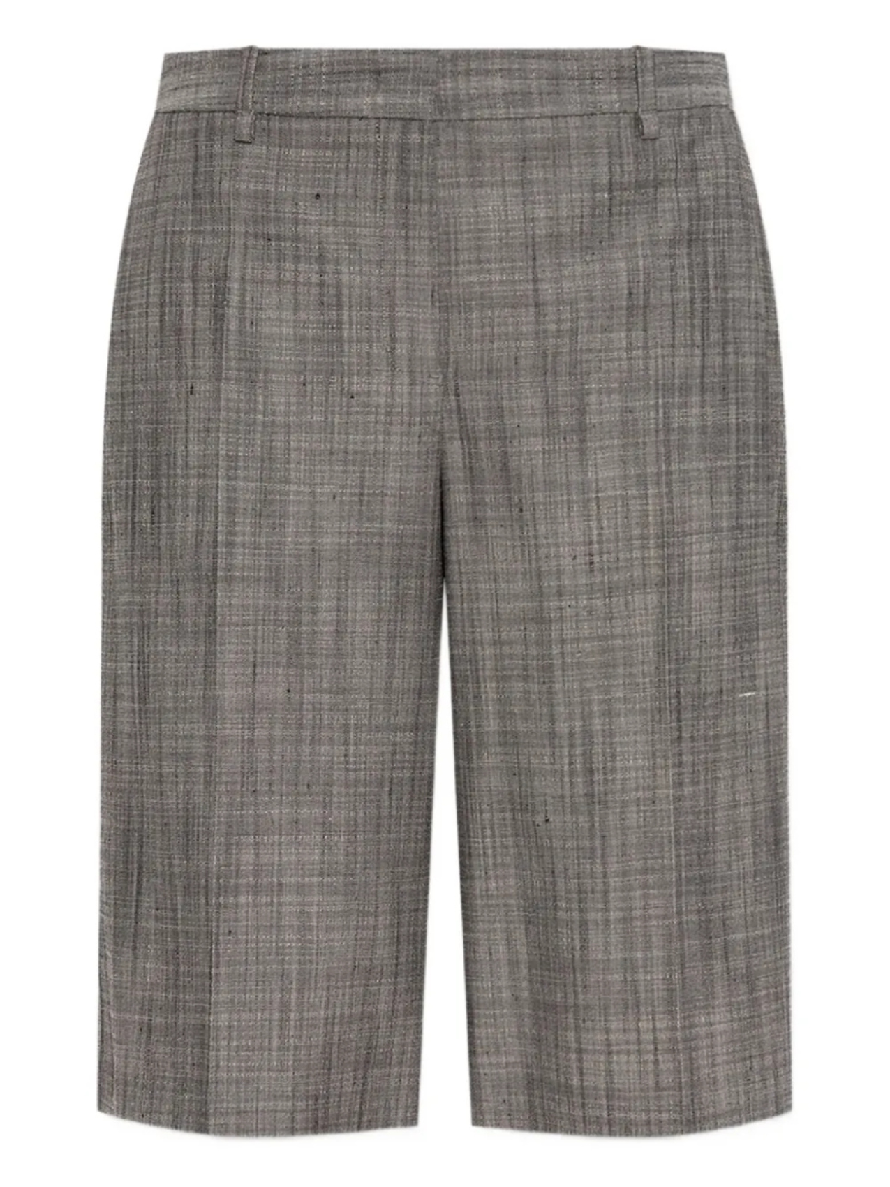 

Шорты из плиссированного шелка Jil Sander, серый