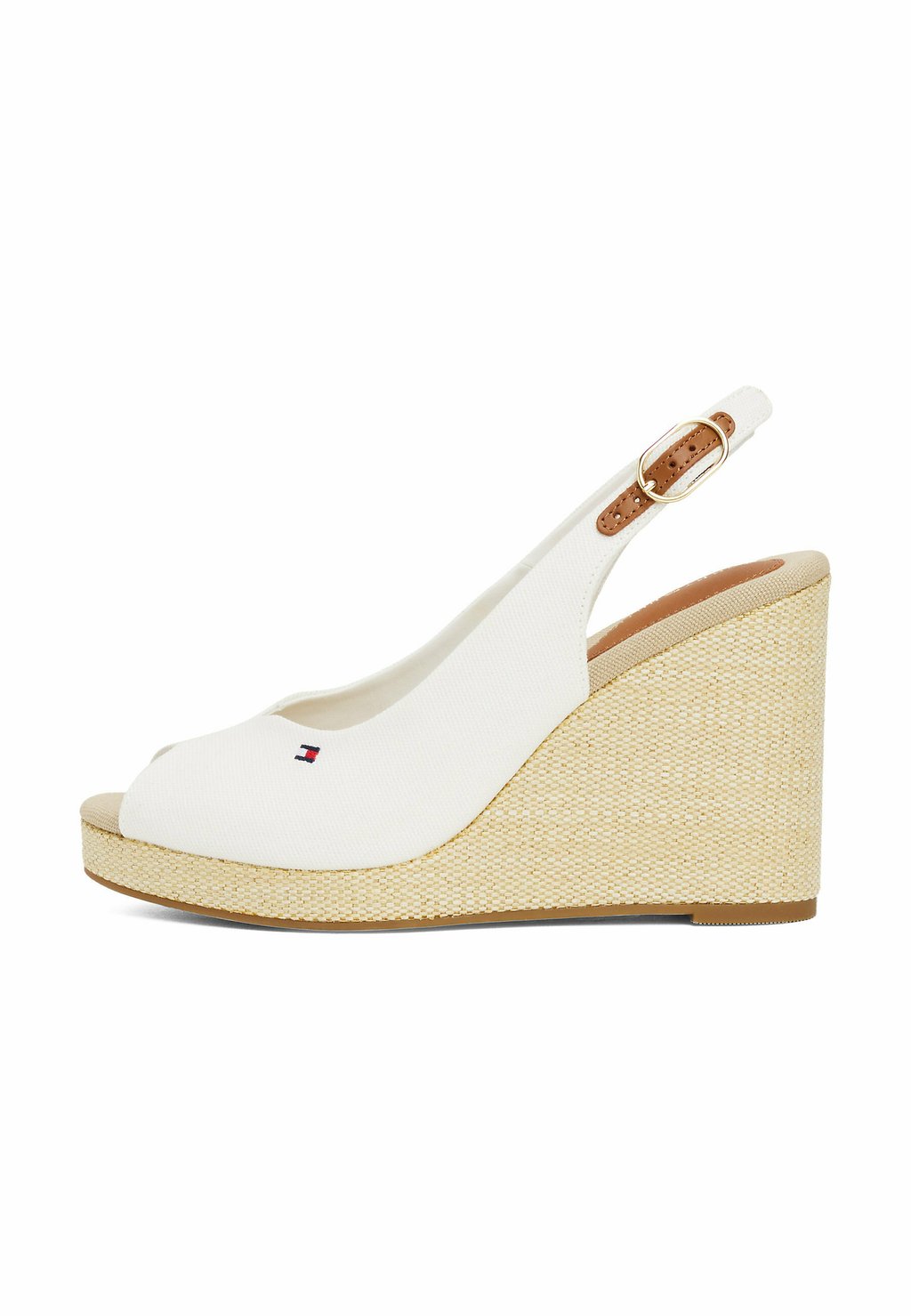 Туфли с открытым носком FLAG - Platform heels Tommy Hilfiger, белый