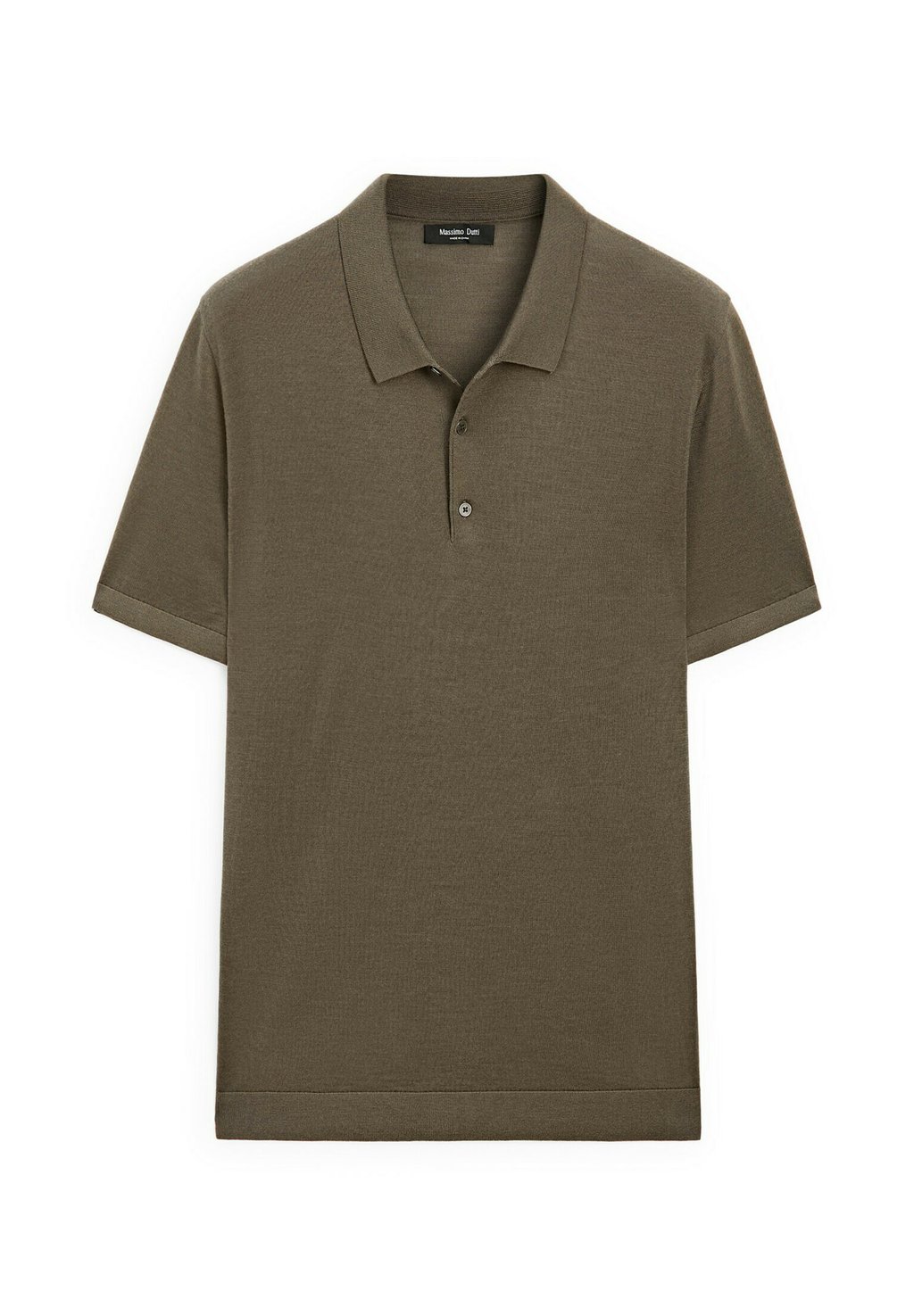

Рубашка поло SHORT SLEEVE Massimo Dutti, хаки