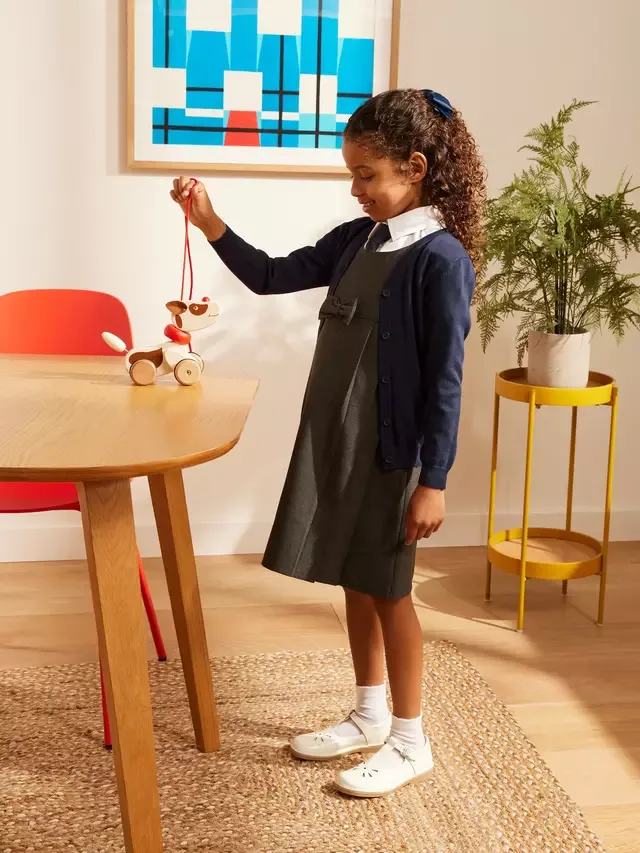 Хлопковые школьные кардиганы унисекс, комплект из 2 штук John Lewis