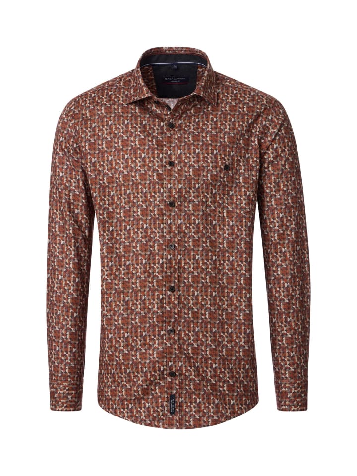 

CASAMODA Повседневная рубашка оранжевого цвета