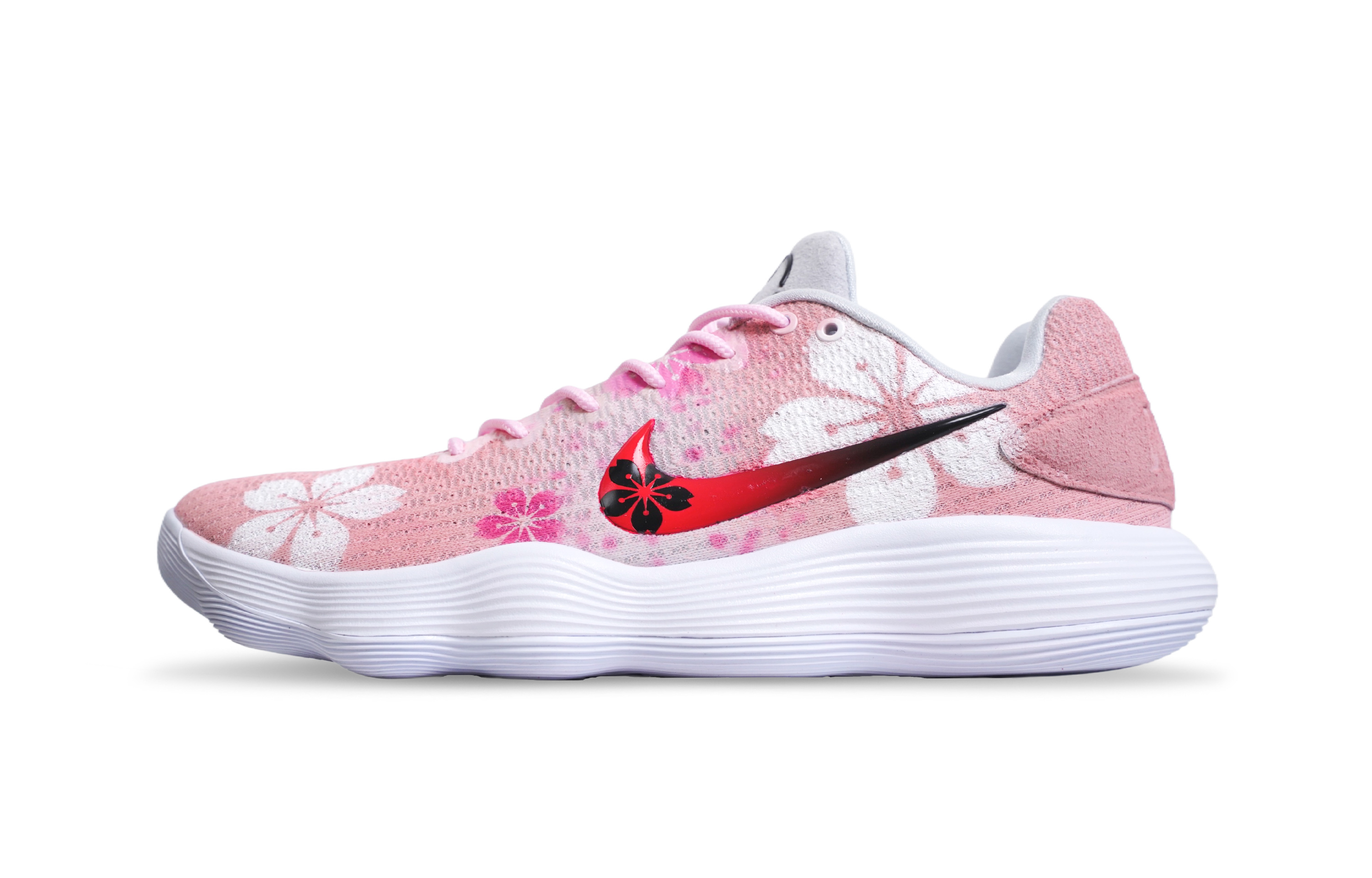 

Баскетбольные кроссовки Hyperdunk 2017 Basketball Shoes Men Low-Top White/Pink Nike