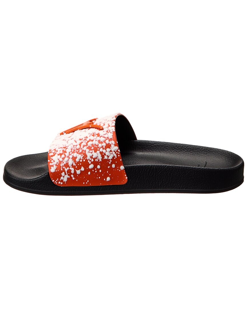 

Кожаные шлепанцы Giuseppe Zanotti Newburel, оранжевый
