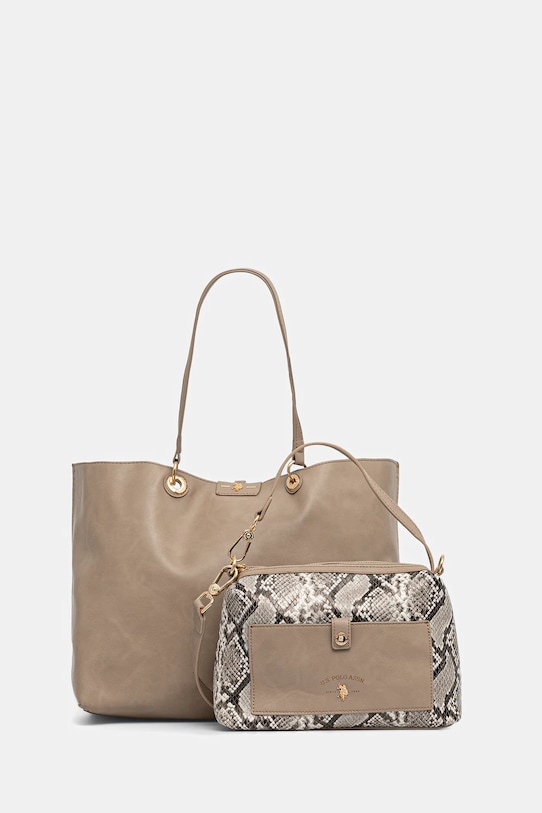 

Двусторонняя сумка Axtell U.S. Polo Assn., коричневый