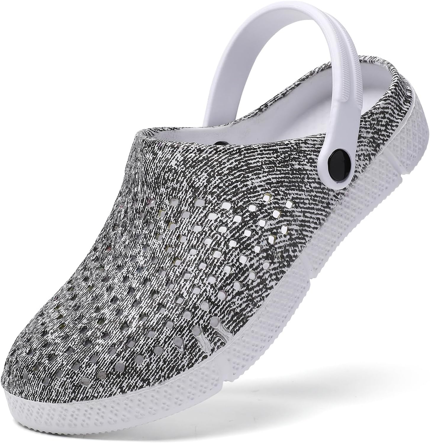 

Женские садовые сабо FLIOZY, мужские пляжные туфли для воды, тапочки-сандалии, дышащие повседневные легкие уличные прогулочные туфли, унисекс, серый