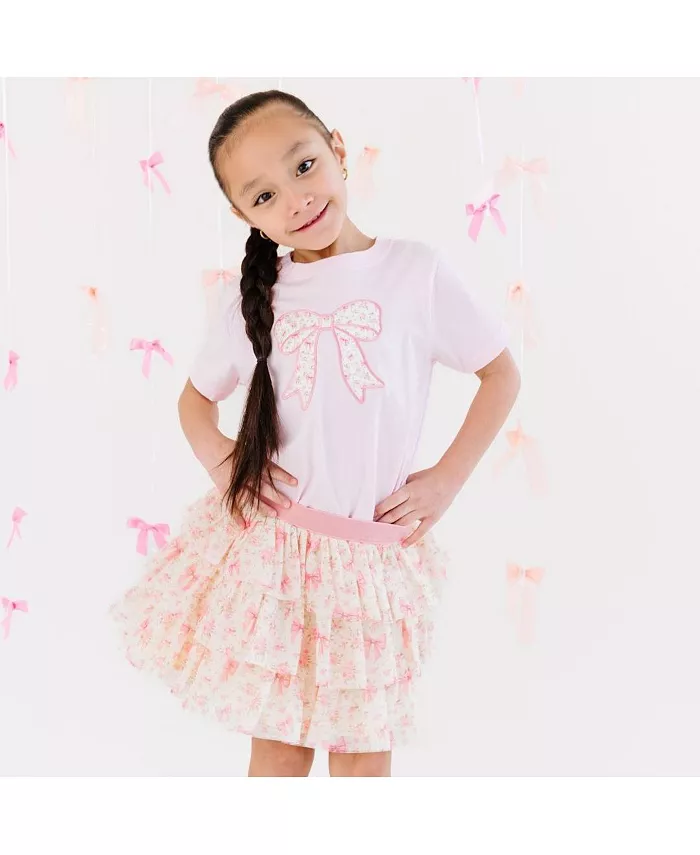 Юбка-пачка с цветочным принтом для девочек Little and Big Girls Ditsy Floral Petal Tutu Skirt Sweet Wink, мультиколор — фото 4