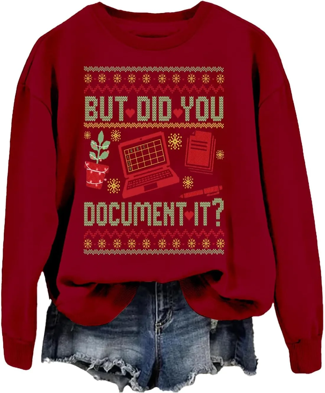 

Толстовка с принтом "But Did You Document It" Yuisi Doxn