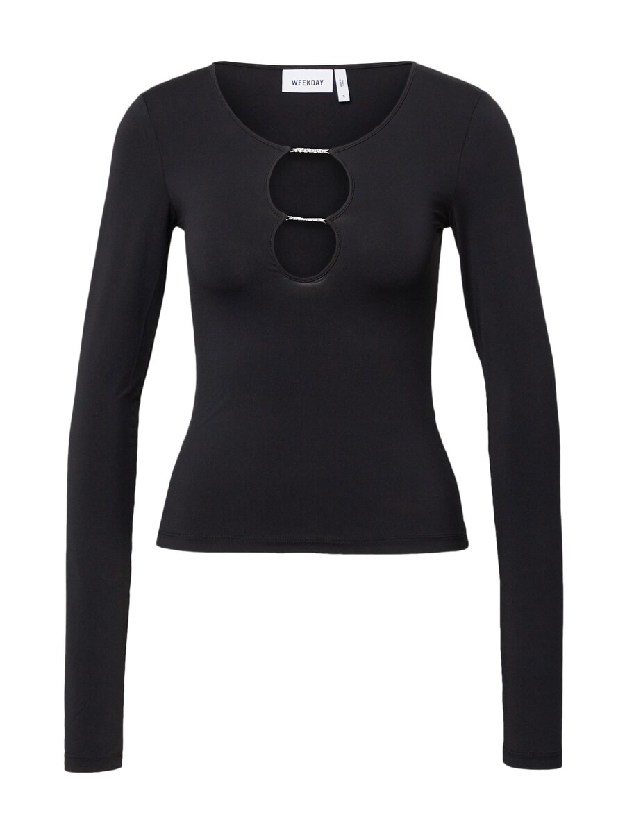 

Лонгслив WEEKDAY, Black