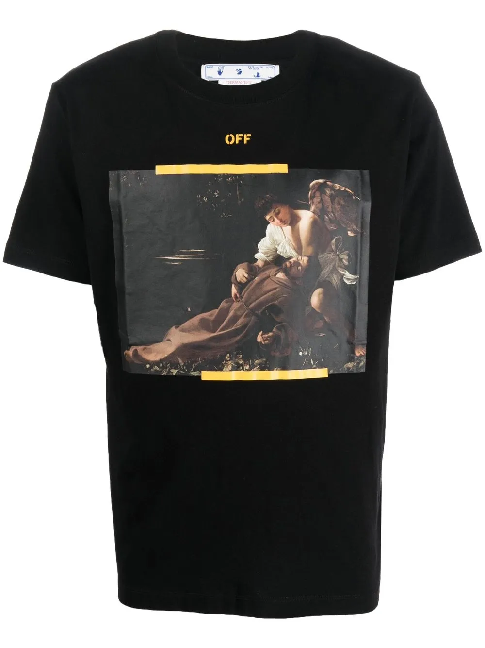

Футболка с принтом Caravaggio OFF-WHITE, черный