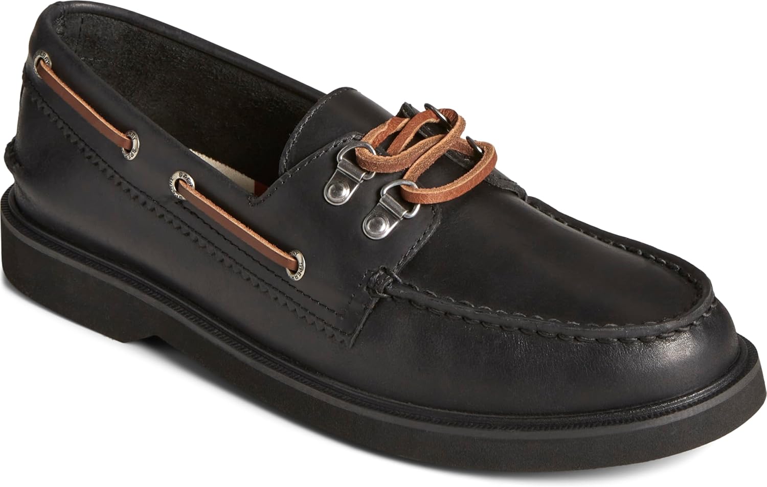 Мужские аутентичные оригинальные ботинки Sperry с двойной подошвой для горных походов, черный — фото 2