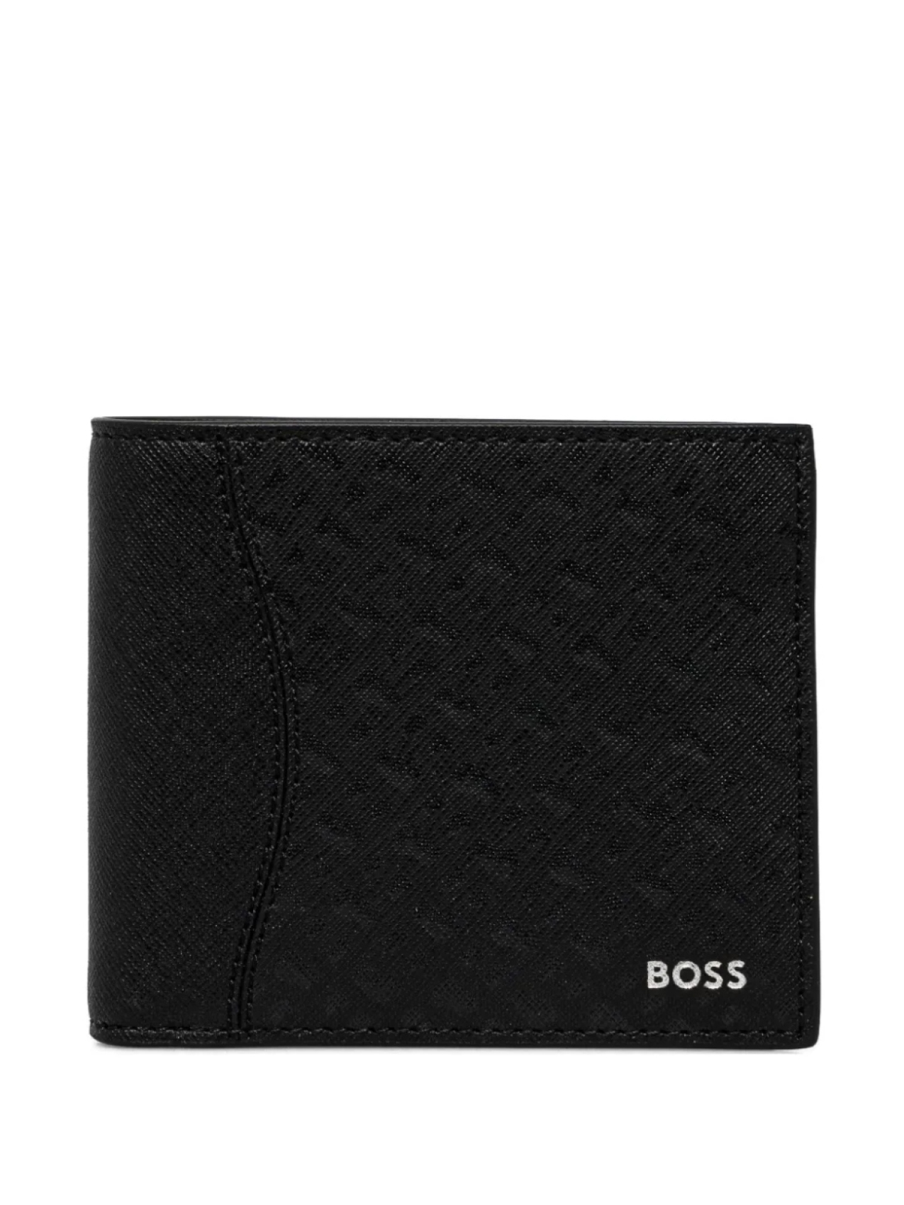 

Текстурированный двойной кошелек BOSS, черный