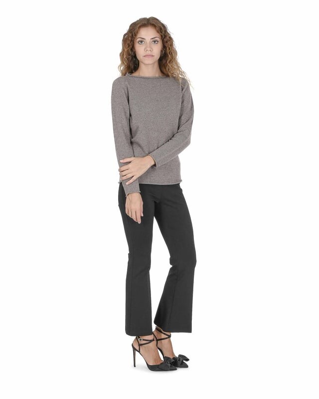 

Свитер женский с вырезом-лодочкой Coe 0025 Crown Of Edinburgh Cashmere, коричневый