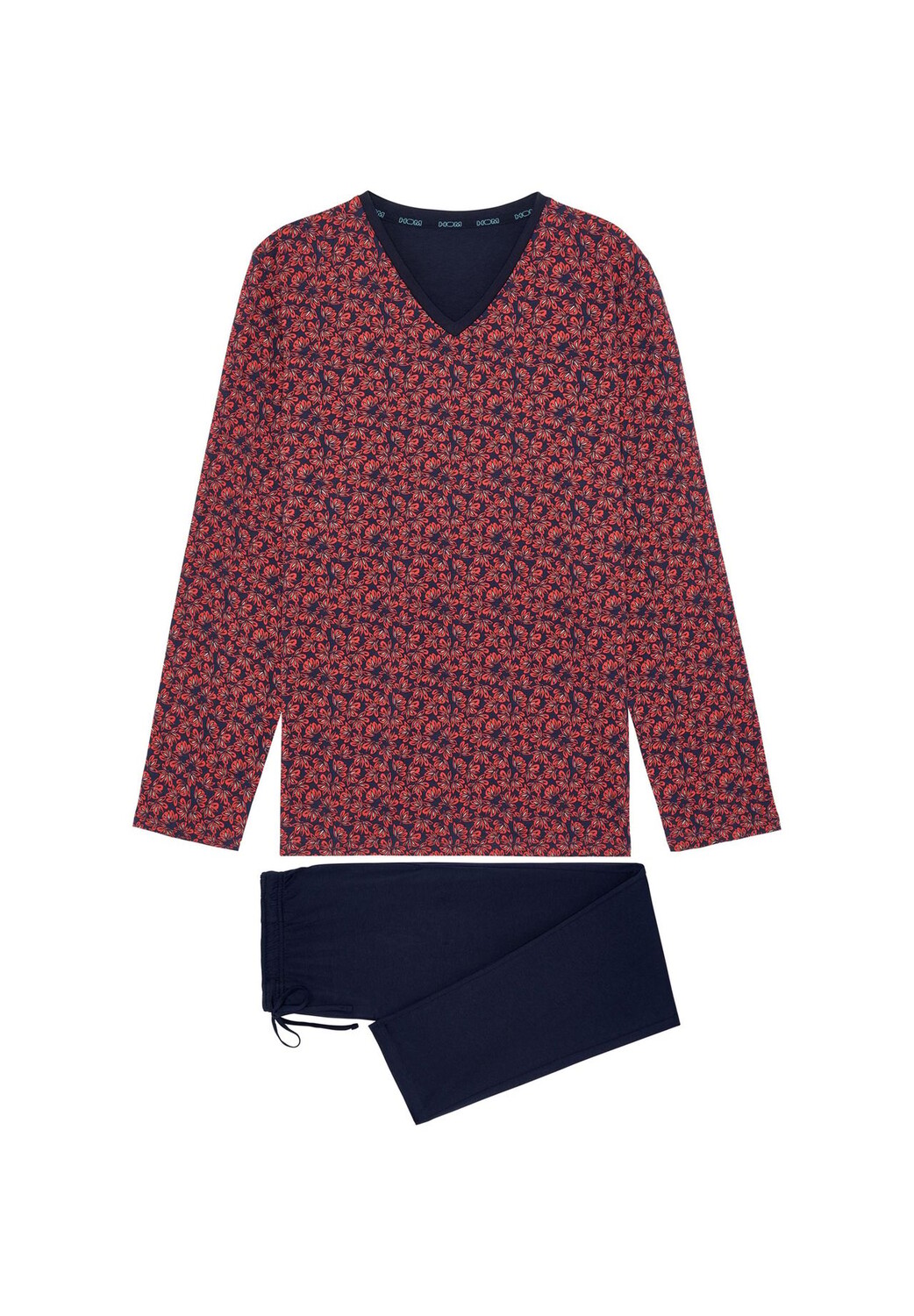 

Пижама Лоу HOM, цвет Navy Print