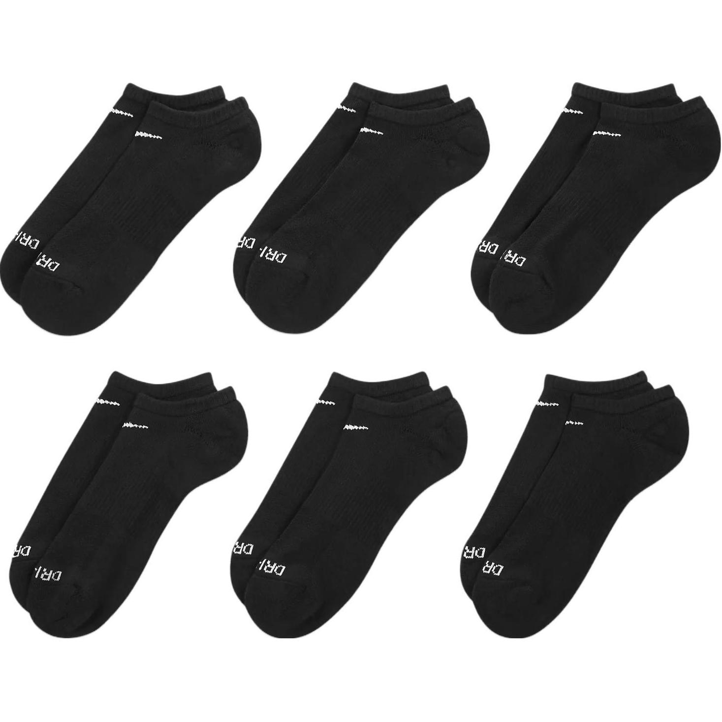 

Мужские носки Nike до щиколотки, цвет 6PCS (Black)