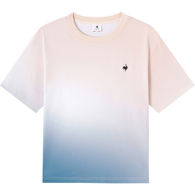 

Le Coq Sportif Футболка с рукавом дроп-шипл женская coral pink, Розовый, Le Coq Sportif Футболка с рукавом дроп-шипл женская coral pink