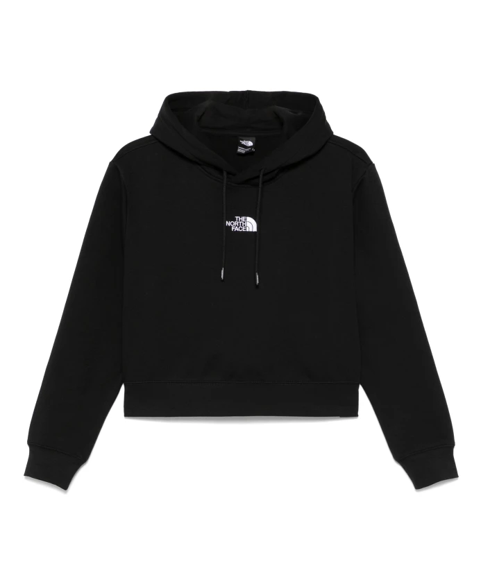 

Базовая укороченная толстовка с капюшоном The North Face, черный