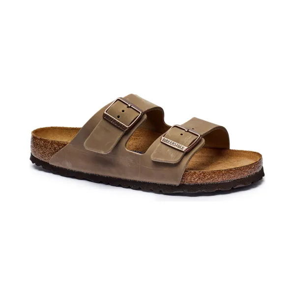 

Кожаные тапочки «Аризона» Birkenstock, бежевый