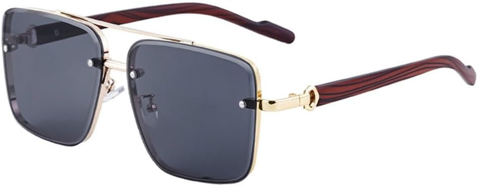 

Ретро-солнцезащитные очки с деревянными дужками, квадратной формой, плоской верхней частью и двойной перемычкой. Защита от ультрафиолета UV400. Модель: WNCKSQ C04 Black