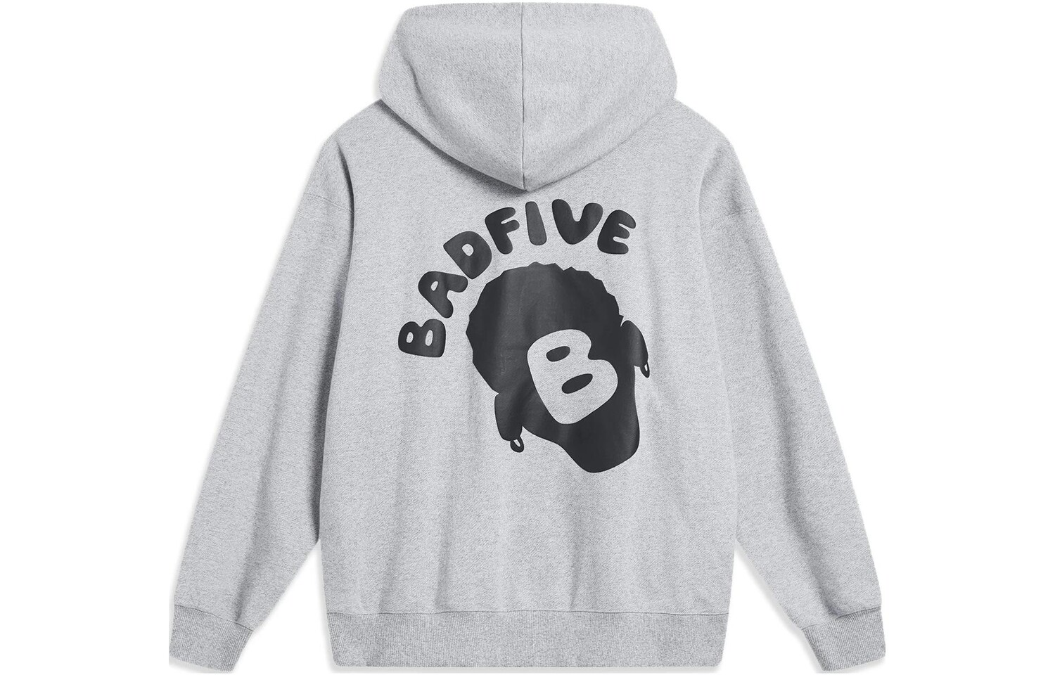

Толстовка Badfive унисекс, цвет серый Lining, цвет Heather Gray