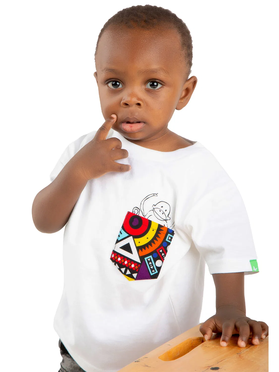 Футболка 'NYANI' Kipepeo Clothing, White — фото 3