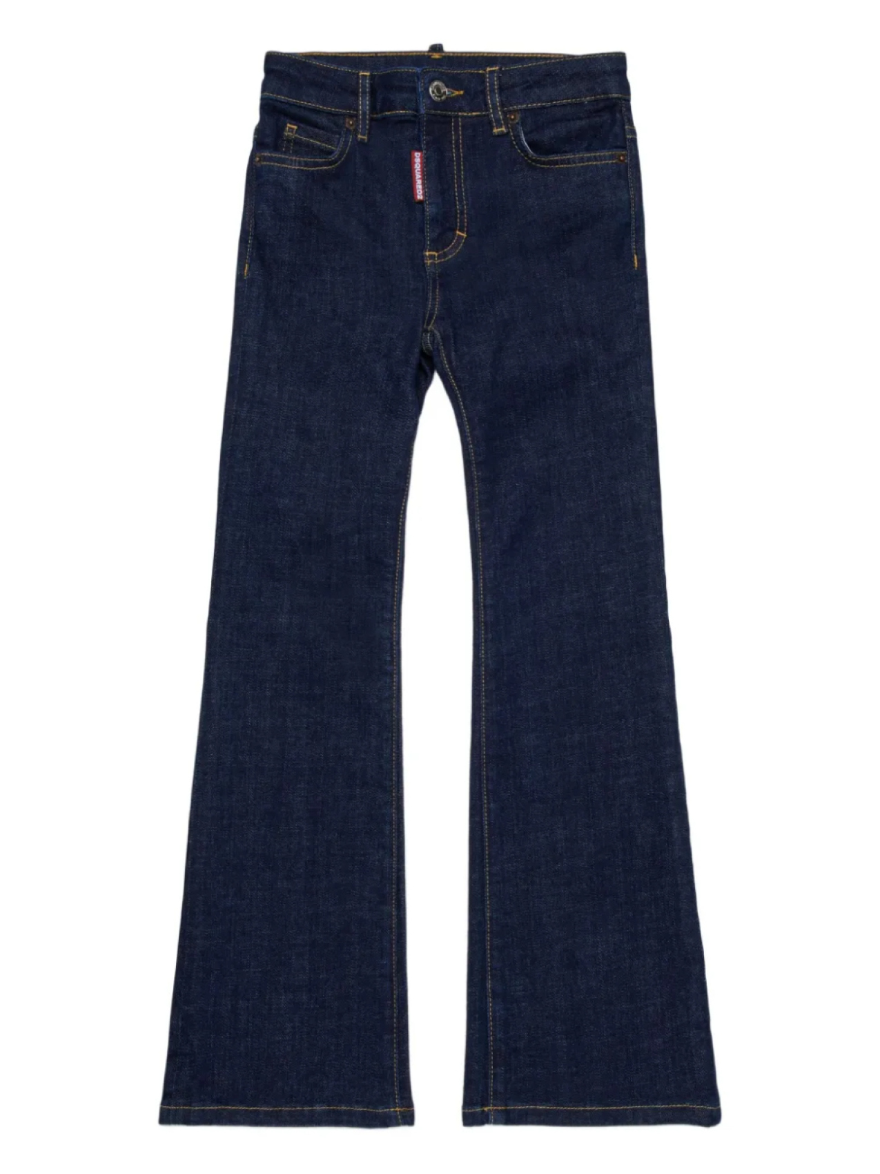 

DSQUARED2 KIDS джинсы с подворотами, синий