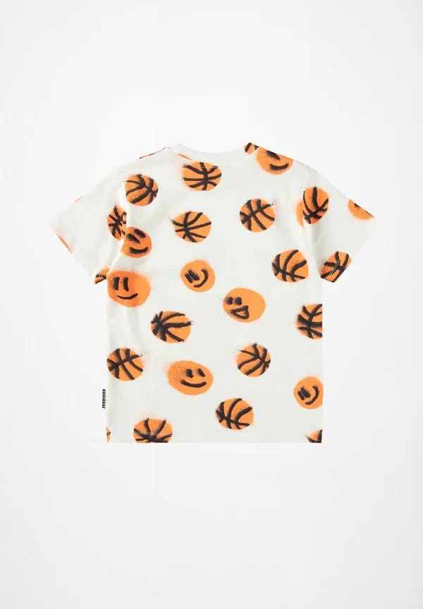 Футболка унисекс с короткими рукавами riley с принтом Molo, Beige/Orange — фото 3