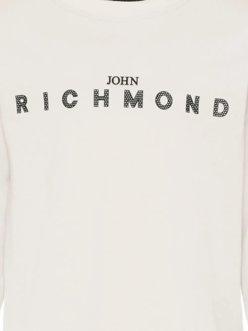 Хлопковая футболка с длинными рукавами John Richmond Junior, нейтральный — фото 3