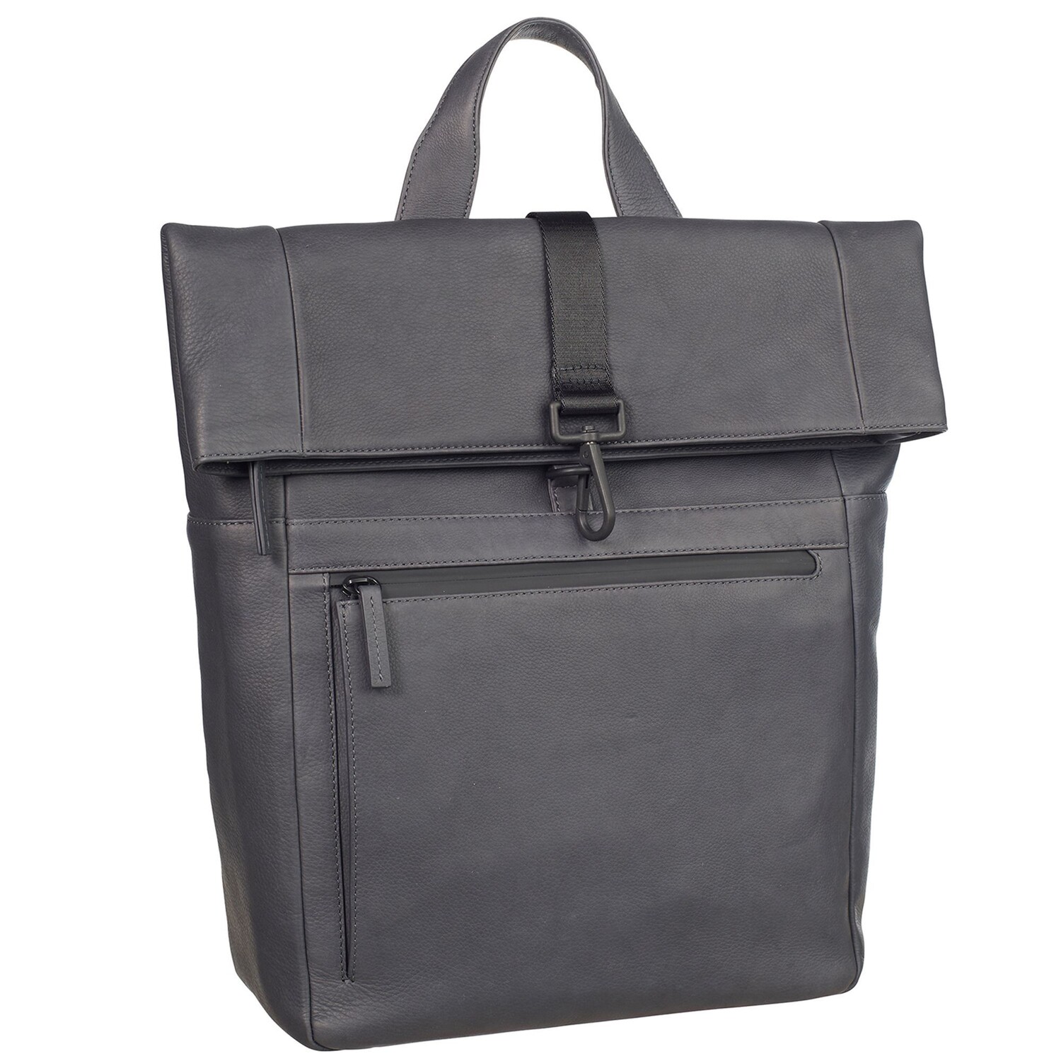 

Рюкзак Leonhard Heyden Den Haag Leder 40 cm Laptopfach, серый